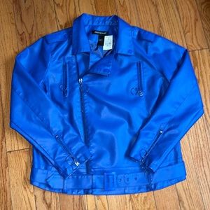 NWT ASHLEY STEWART FAUX LEATHER JACKET